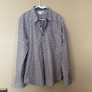 1901 Men’s XXL Mountain Pattern LS Shirt